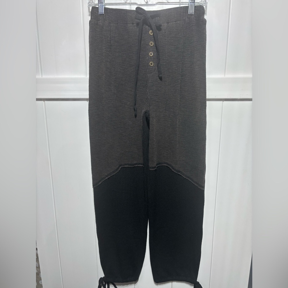 New POL black/dark brown lounge pants